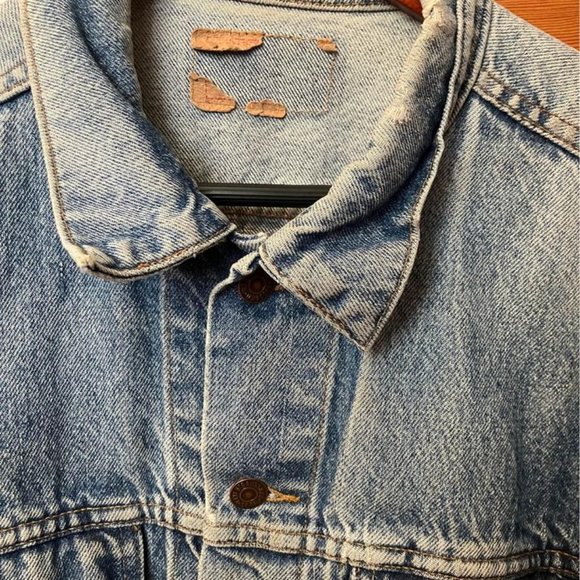 vintage dragonfly embroidered patch Levi’s jean jacket - Picture 4 of 6